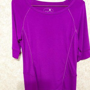PRICE REDUCED - NWOT - Tangerine athletic top - Orchid color.